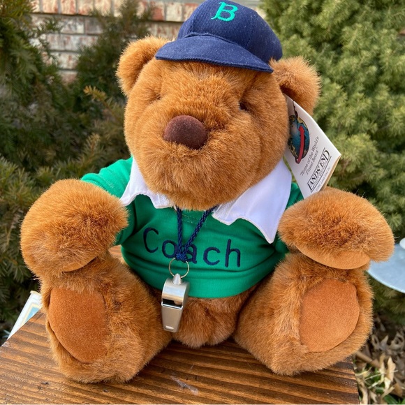 Like New - Vintage 1991 Lands' End Rugby  Coach Bear - Picture 9 of 15